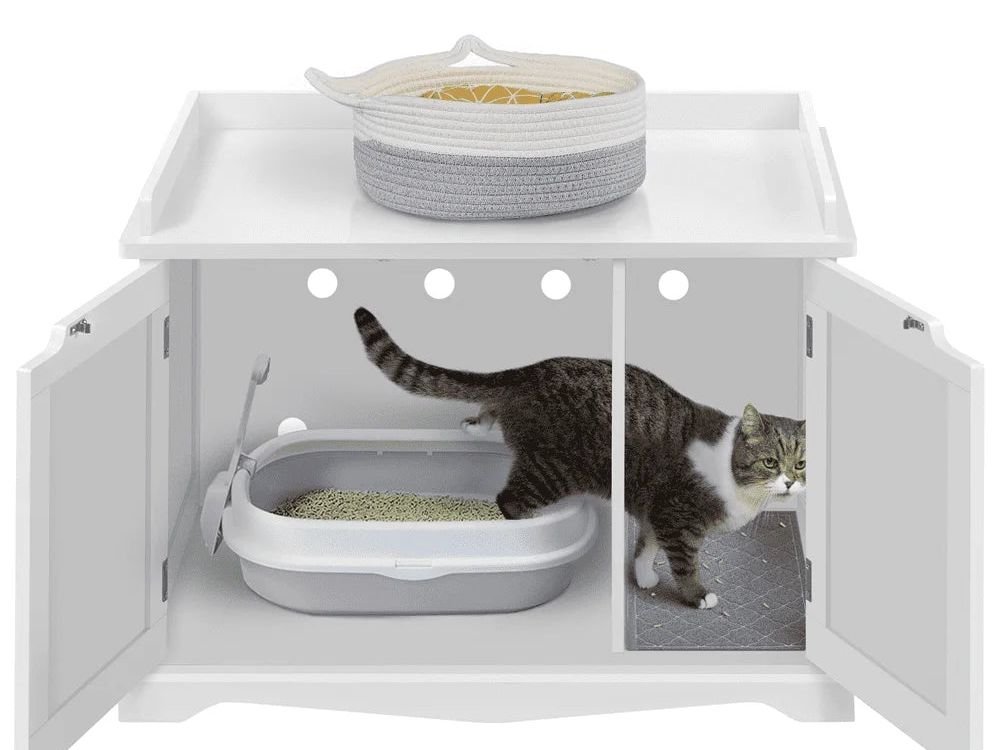 Wooden Pet Litter Box
