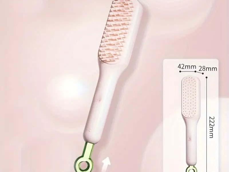 Easy Cleaning Pet Comb Brush (Gookka) Foaming Hair Brush for Soap,Pet Grooming Brush for Cats and Dogs Self-Cleaning Pet