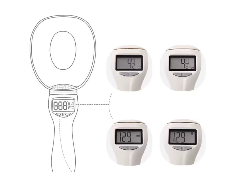 Pet Food Measuring Scoop – Electronic Digital Spoon Scale for Dogs & Cats