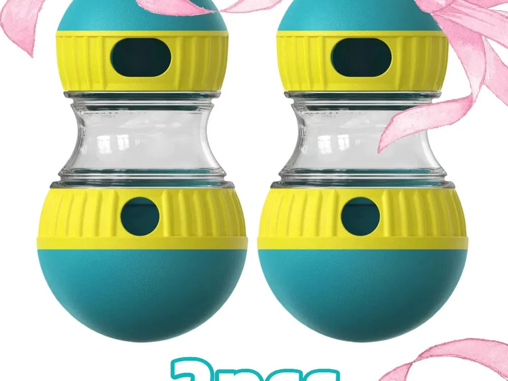 Pet Dog Treat Dispenser Toy for Small Medium Large Dogs Interactive Leaking Food Toy Adjustable Slow Feeder Training Beagle Cat