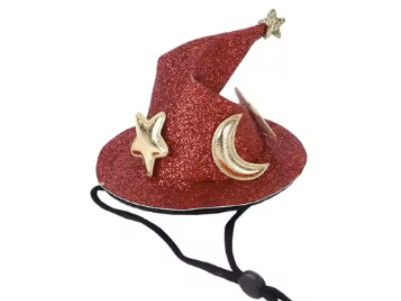 Mini Wizard Hat – Funny Adjustable Party Accessory for Small Animals