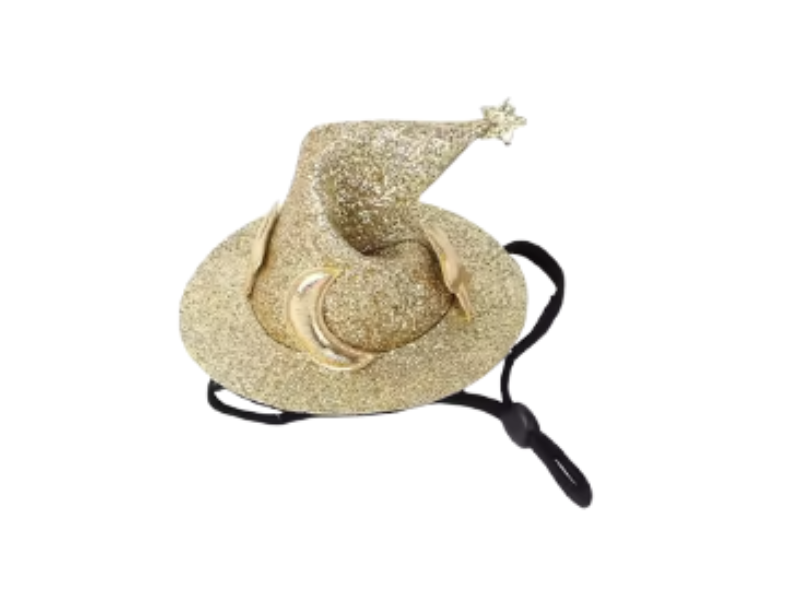 Mini Wizard Hat – Funny Adjustable Party Accessory for Small Animals