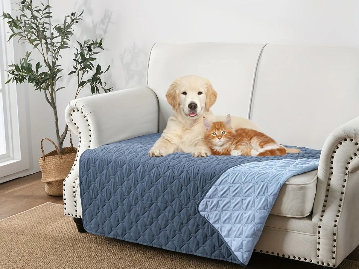 Double-Sided ANTI-LEAKAGE Dog Bed Cover