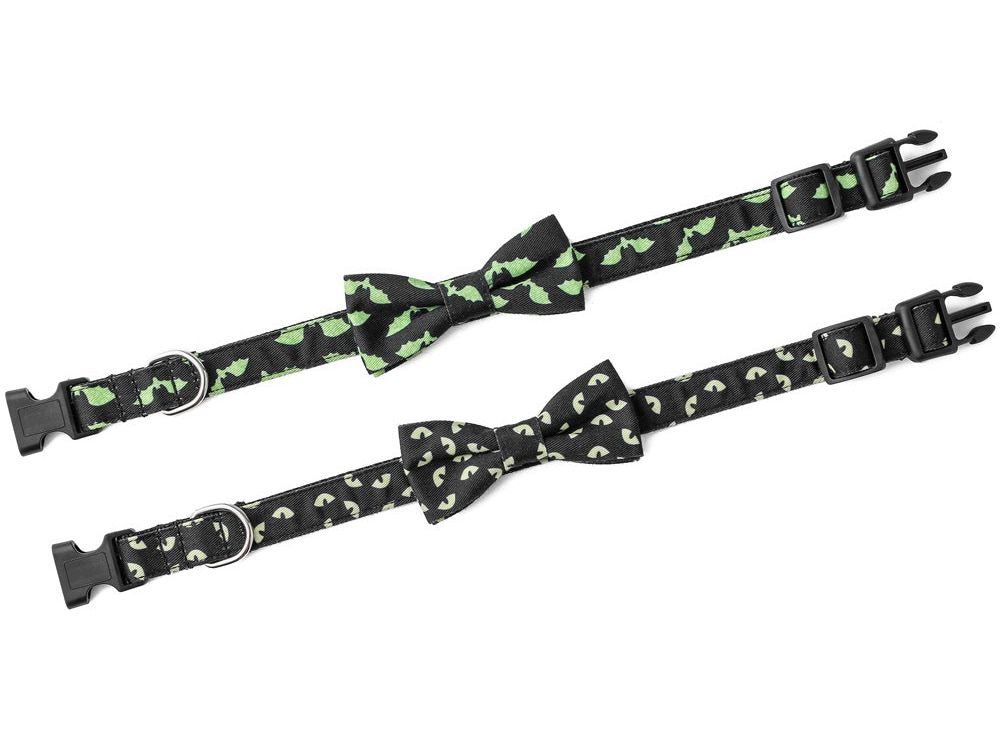 Skull Bat Accessories Pet Leash Collar