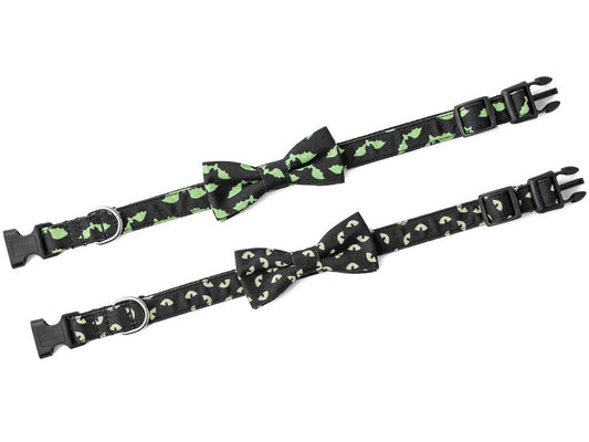 Skull Bat Accessories Pet Leash Collar