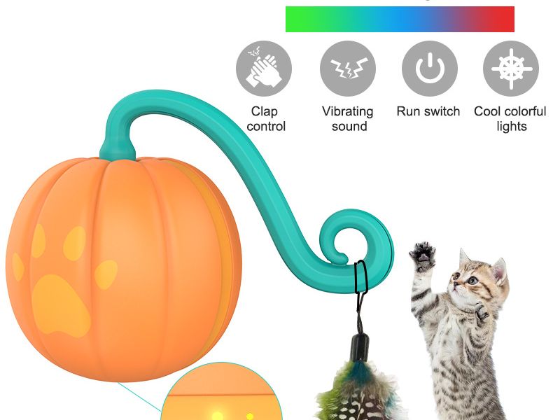 Electric Cat Pets Toy Smart Funny Cat Luminous Ball Pet Products