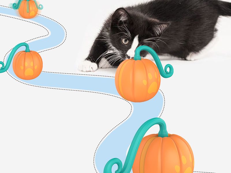 Electric Cat Pets Toy Smart Funny Cat Luminous Ball Pet Products