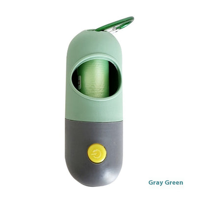Led Light Pet Waste Bag Dispenser for Dogs Cats Dog Poop Scooper Bags Waste Bags Holder Dispensers Pet Clean Accessories
