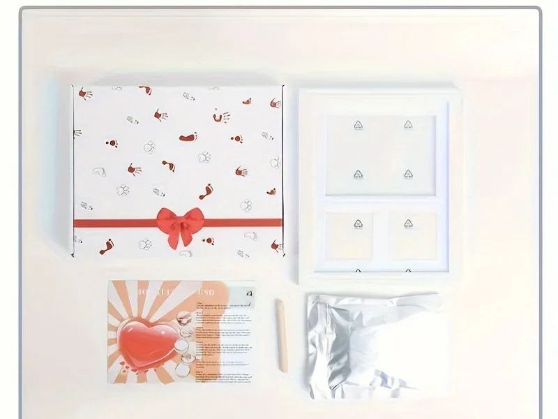 Pet Pawprint Keepsake Kit & Picture Frame