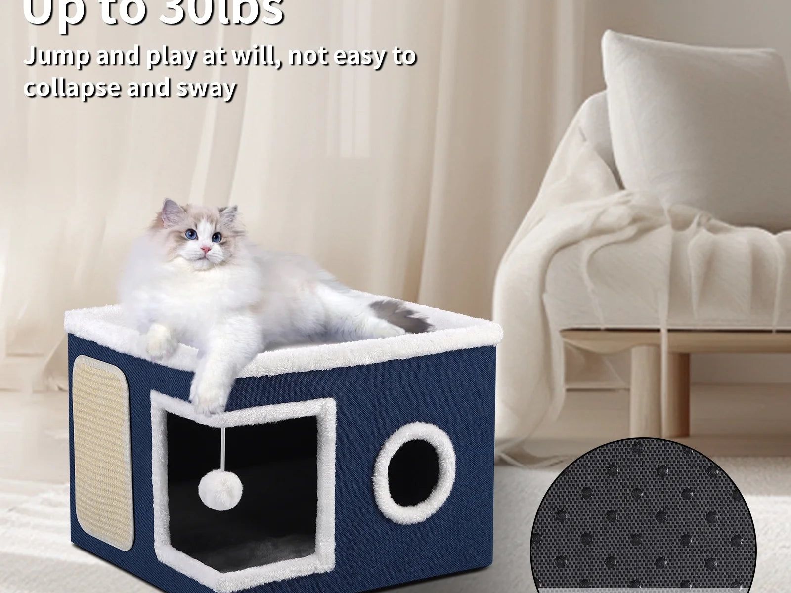 Indoor Cozy Cat Cave Beds