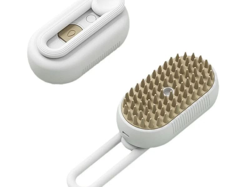 3-In-1 Dog Hair Brush Cat Hair Brush Electric Pet Cleaning Brush Steam Spray Brush Massage Hair Removal Comb anti Flying Brush