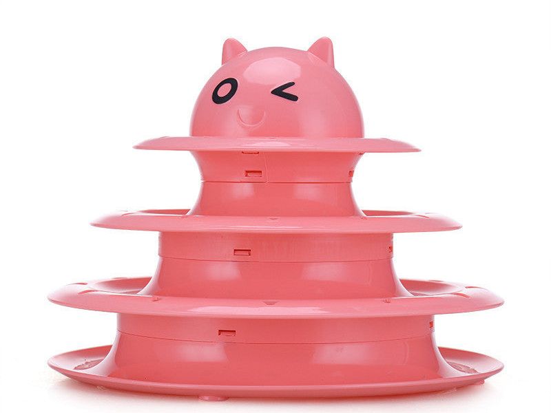 Color Cat Toy Cat Toy Three-Layer Round