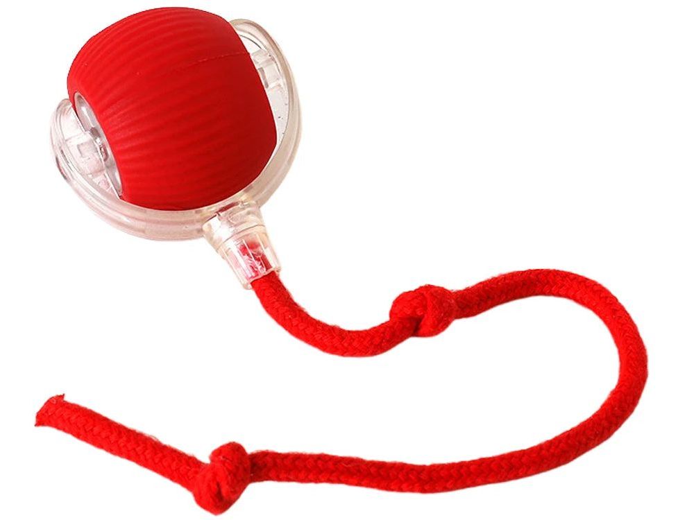 Caterpillar Teasing Cat Toy Motion Activated Kitten Toy Rechargeable Automatic Cat Toy with Tail for Indoor Cats Toy Ball
