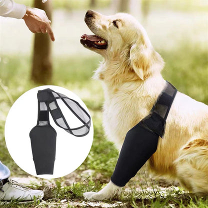 Dog Leg Support Protector, Front and Rear Leg Adjustment, Fixed Strap, Knee Brace for Injuries, Leg Protector for Dogs