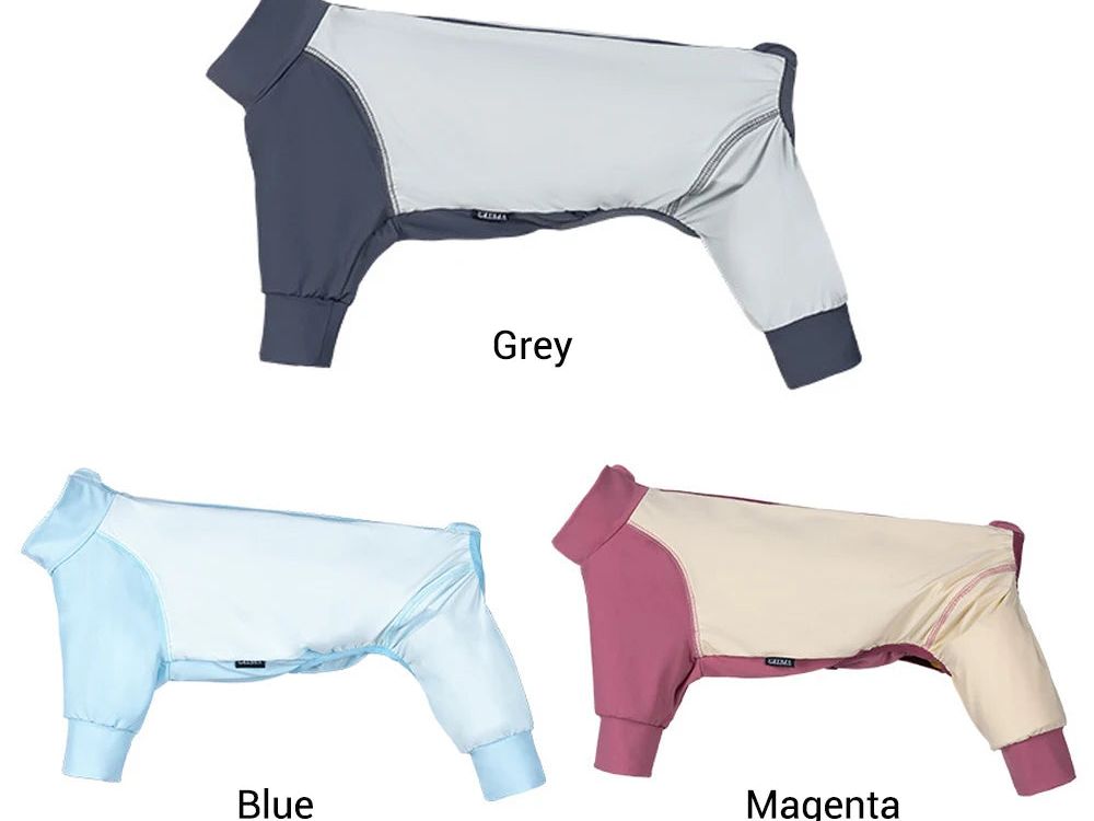 Summer Cooling Dog Vest Shirt UPF50+ Sun Protection Dog Jumpsuit Fast Drying Dirt-Proof Summer Dog Clothing Soft Outdoor Overall