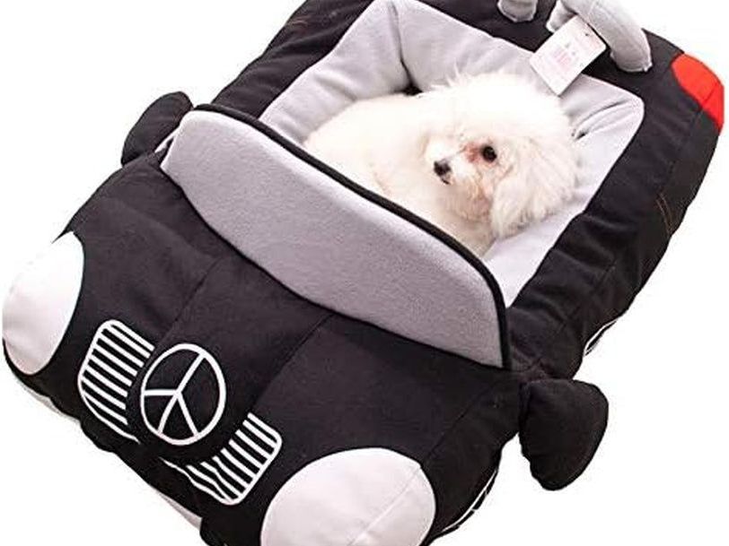 Luxury Car-Shaped Pet Bed - Durable Soft Cushion for Dogs and Cats, Ideal for Teddy, Chihuahua, and Kittens