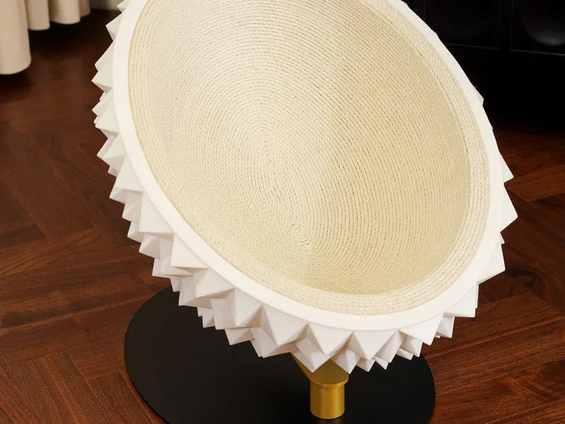 Durian Cat Scratch Board Eco-Friendly Soft Rubber with Sisal Modern Style Halloween Cat Nest