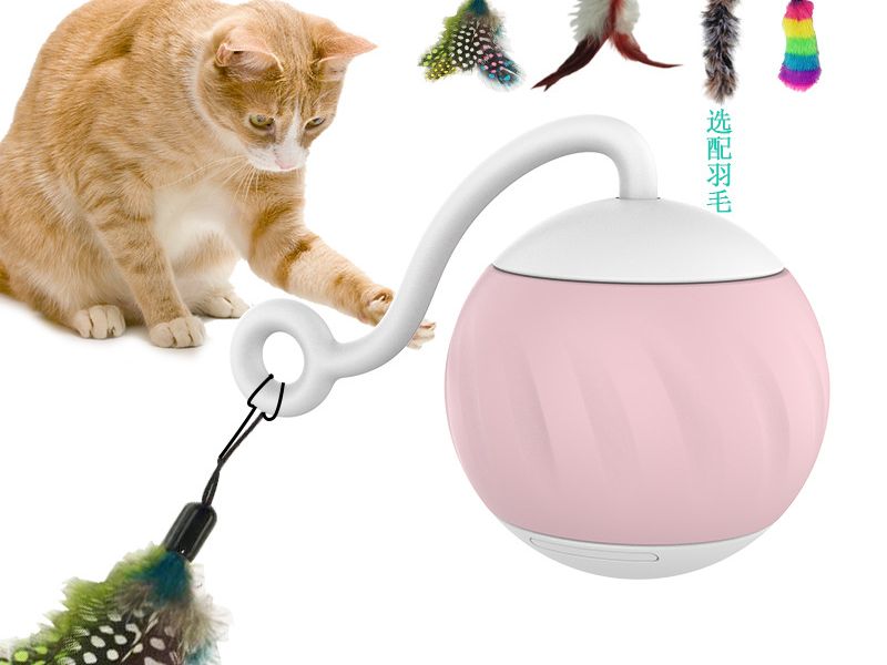 Electric Cat Pets Toy Smart Funny Cat Luminous Ball Pet Products