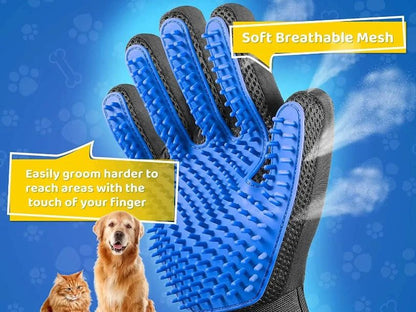 Say Goodbye to Feline Fur: The Purr-fect Pet Grooming Glove for Effortless Cat Hair Removal!