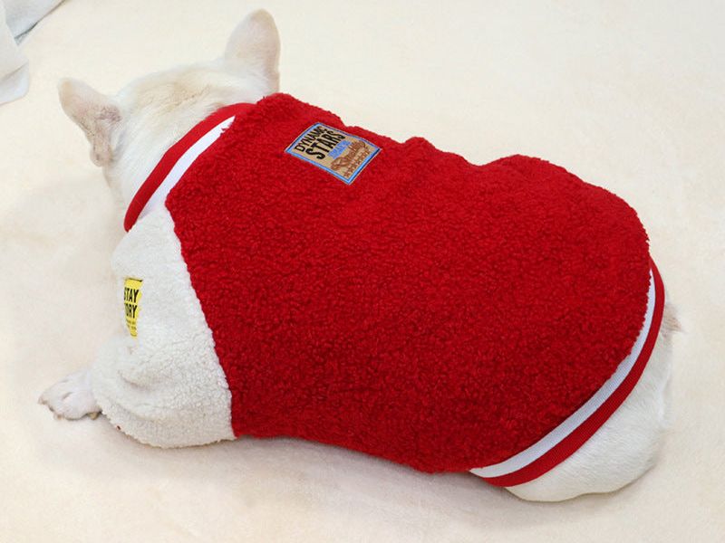 Pet Dog Quilted Padded Lamb Fur Clothes