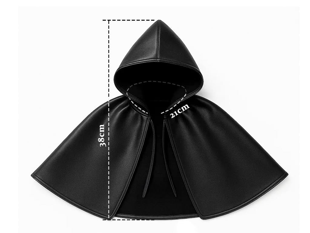 Black Bat Cat Costume with Cloak, Funny Bat Mask and Cat Cloak , Cat Outfit and Hoodie for Cosplay, Halloween, Cat Clothes and Accessories for Indoor Cats, Bat Cat Mask and Apparel, Superhero Easter Pet Costume (Big - Middle)