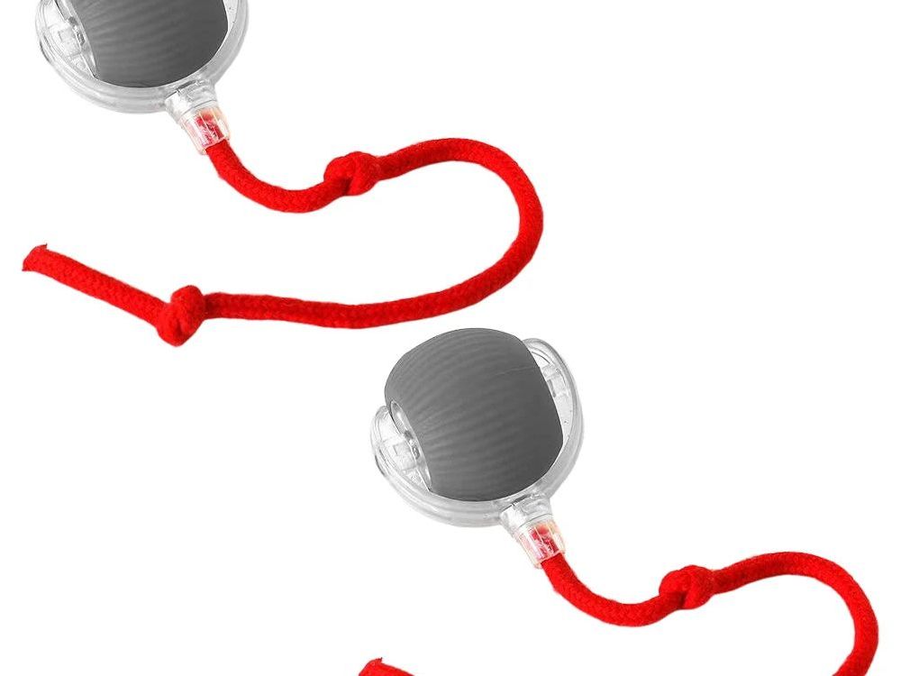 Caterpillar Teasing Cat Toy Motion Activated Kitten Toy Rechargeable Automatic Cat Toy with Tail for Indoor Cats Toy Ball