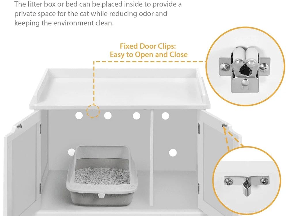 Wooden Pet Litter Box