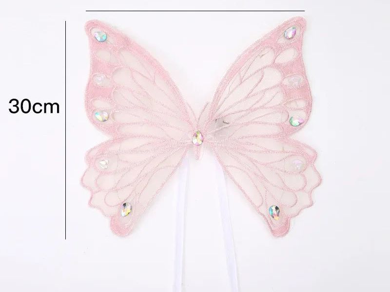 Dog Wings Glowing Butterfly Pet Back Decoration Creative Cute Pet Accessorie Dog Clothes for Small Medium Accessory Cat Supplies