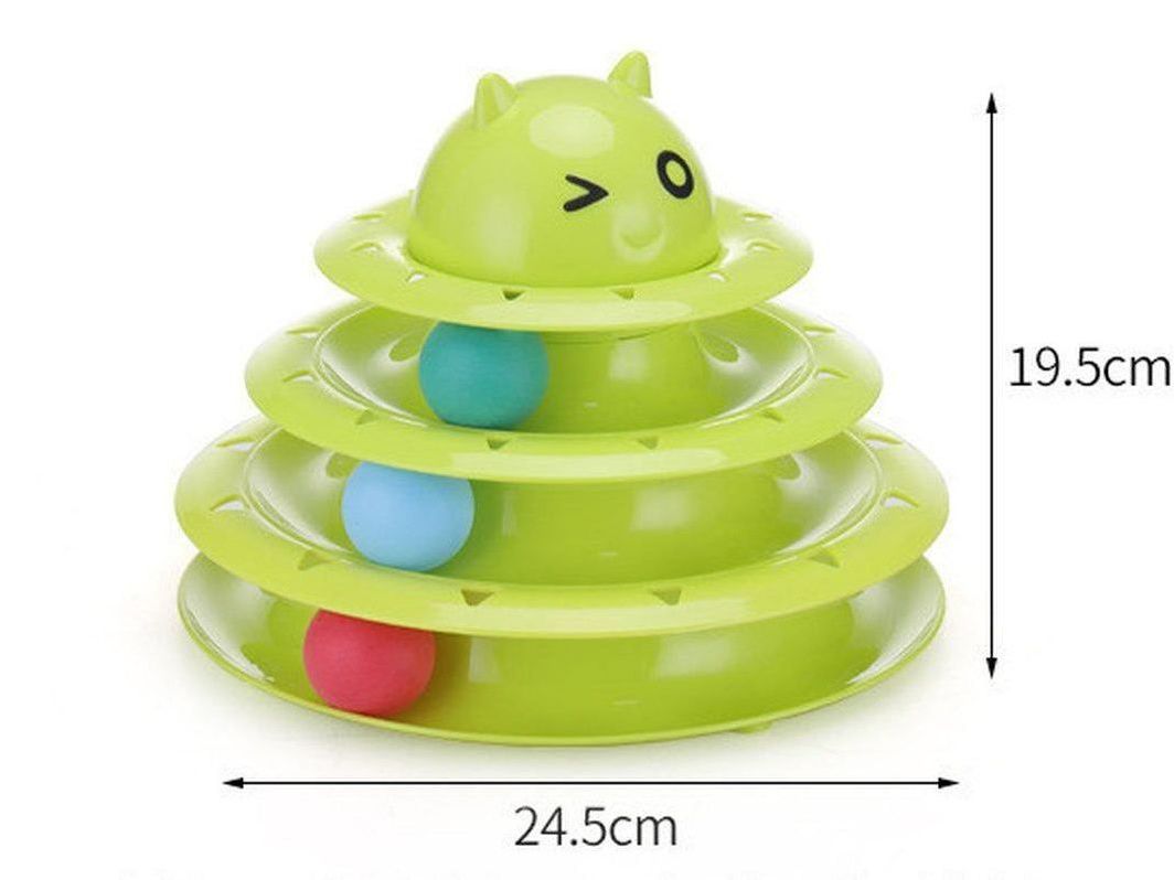 Color Cat Toy Cat Toy Three-Layer Round