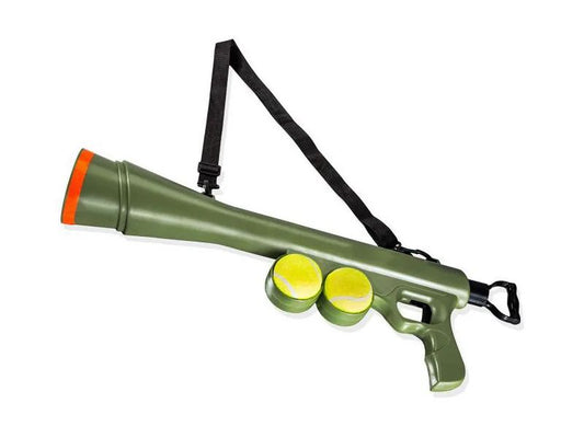 Hot Selling Pet Dog Toy Serving Gun Training Dog Throwing Ball Launcher Pet Outdoor Tennis Shooting Interactive Puzzle Toy