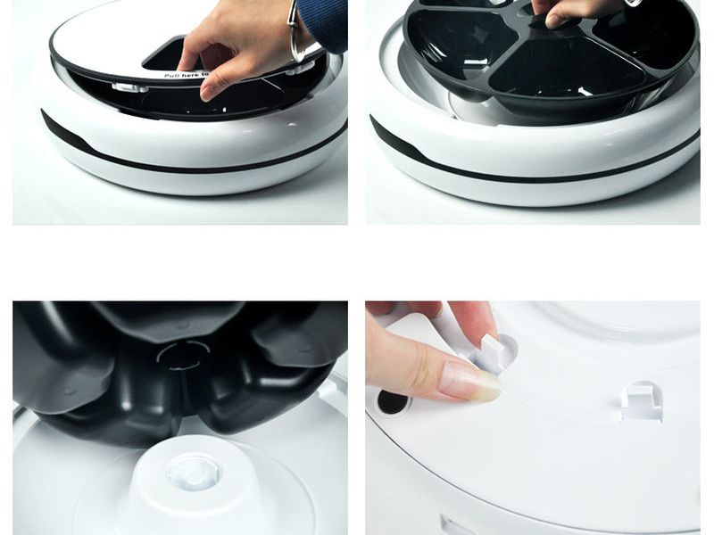 Automatic Intelligent Turntable Pet Feeder Electric Voice Prompt Unmanned Feeding Machine