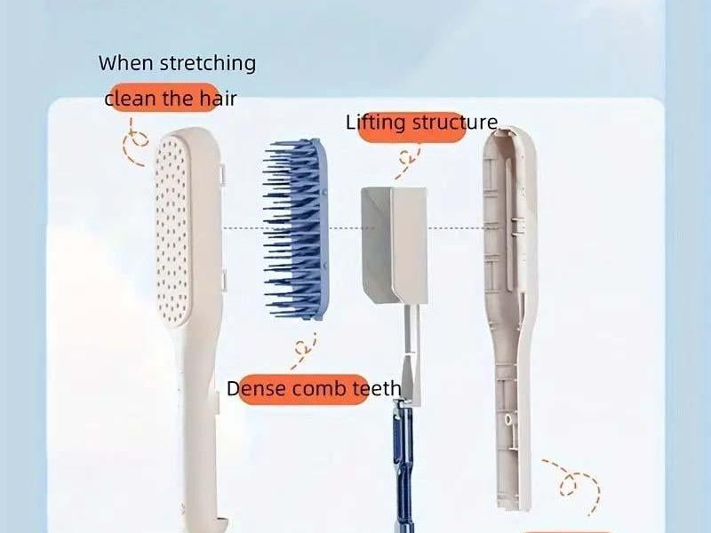 Easy Cleaning Pet Comb Brush (Gookka) Foaming Hair Brush for Soap,Pet Grooming Brush for Cats and Dogs Self-Cleaning Pet
