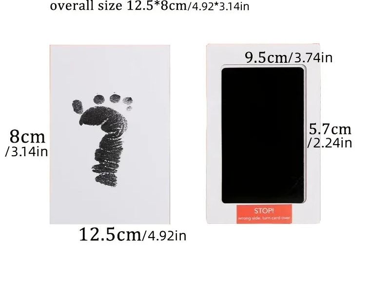 Pet Paw Print Ink Pad for Dogs, Touchless Ink Pad Pet Footprint Pad for Memorial Supplies