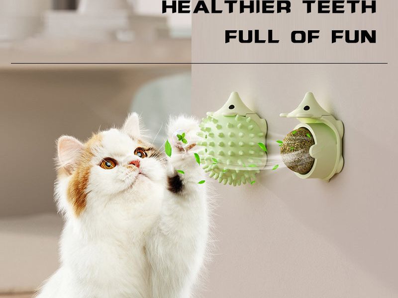 Cat Grooming Brush Wall Mount, Cat Self Groomer Cat Corner Face Scratcher, Cat Self Groomer Corner, Wall Corner Massage Comb for Cat and Dog