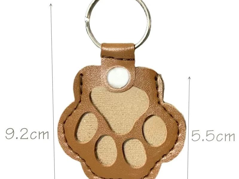 Pet Hair Memorial Keychain
