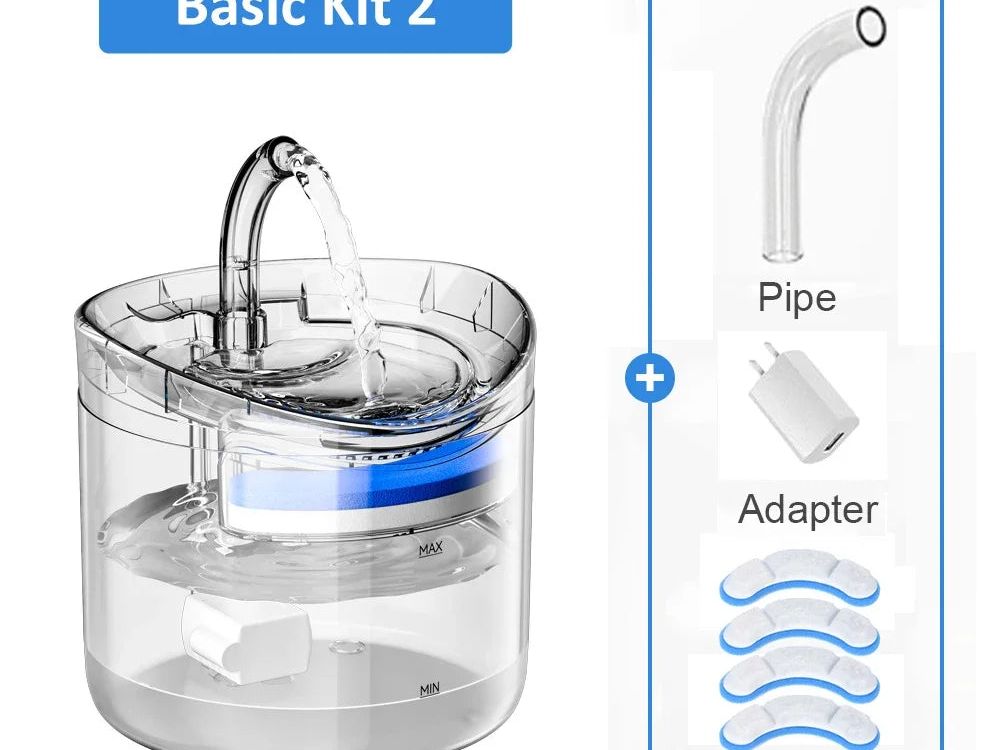 Pet Cat Water Fountain Filter Automatic Sensor Drinker Pet Feeder for Cat Dog Feeder Pet Water Dispenser Auto Drinking Fountain
