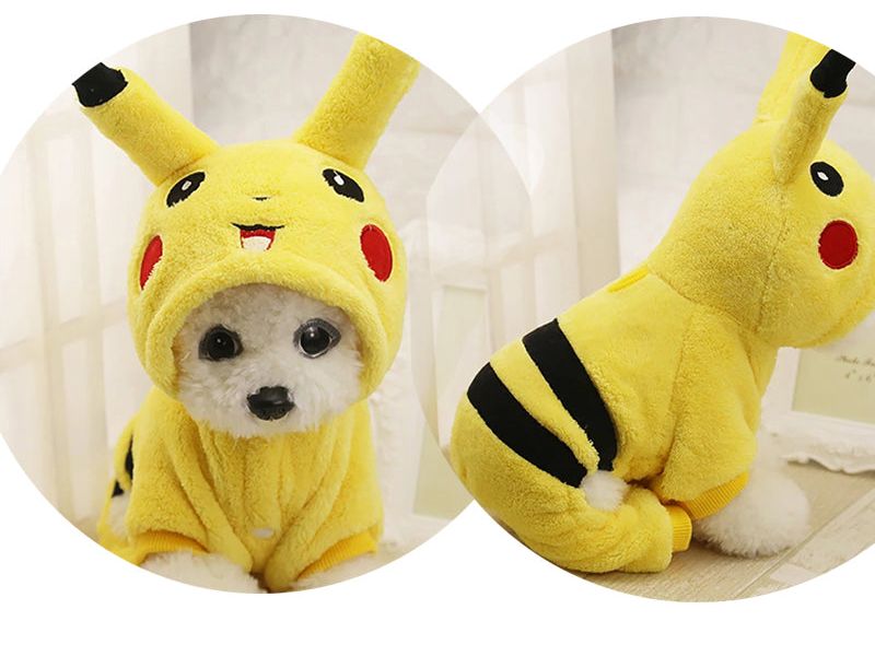 Pet Clothes Autumn Winter Cute Cat Costume Cartoon Cosplay Cat Coat Home Pajamas Hoodie Cat Outfit Kitten Clothes Lovely Fashion