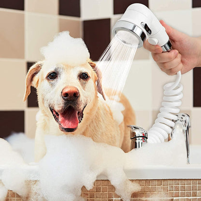 Sink Faucet Sprayer Attachment - Versatile Shower Head for Tub Faucets, Ideal for Dog Bathing and Multi-Purpose Use in Laundry, Bathroom, and Kitchen