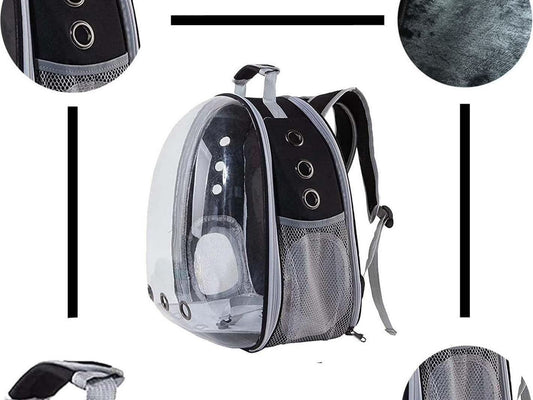 Cat Backpack Carrier Dog Carriers for Small Dogs Carrier Cat Bag Pet Carrier for Cat Carrier Backpack Cat Supplies Cat Travel Carrier Small Pet Carrier Airline Approved Dog Carrier, Black
