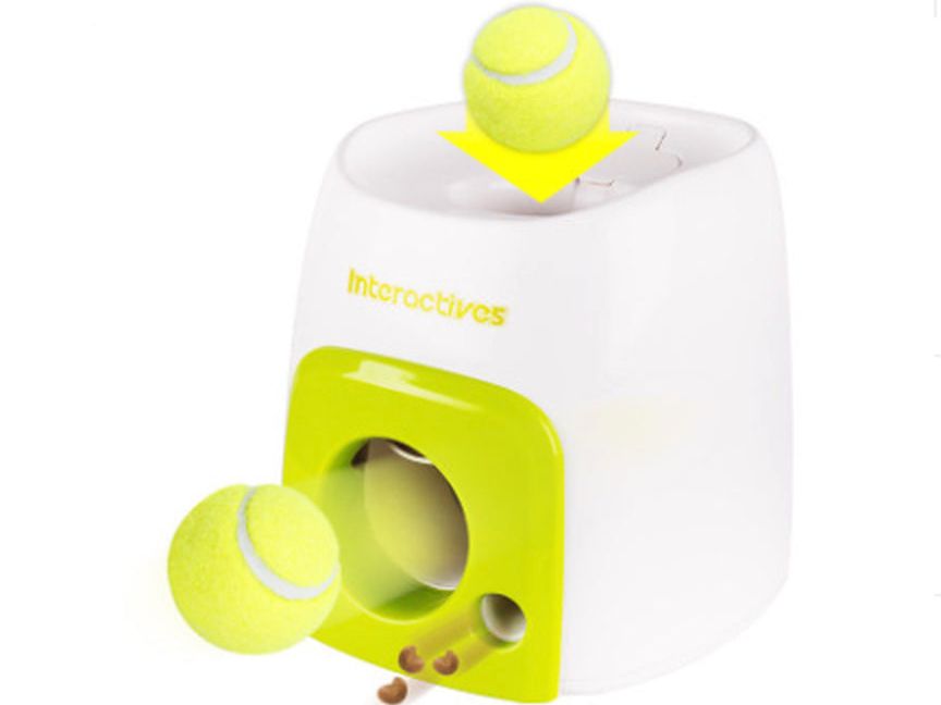 Smart Pet Feeder Tennis Ball Missing Device Throwing Reward Machine