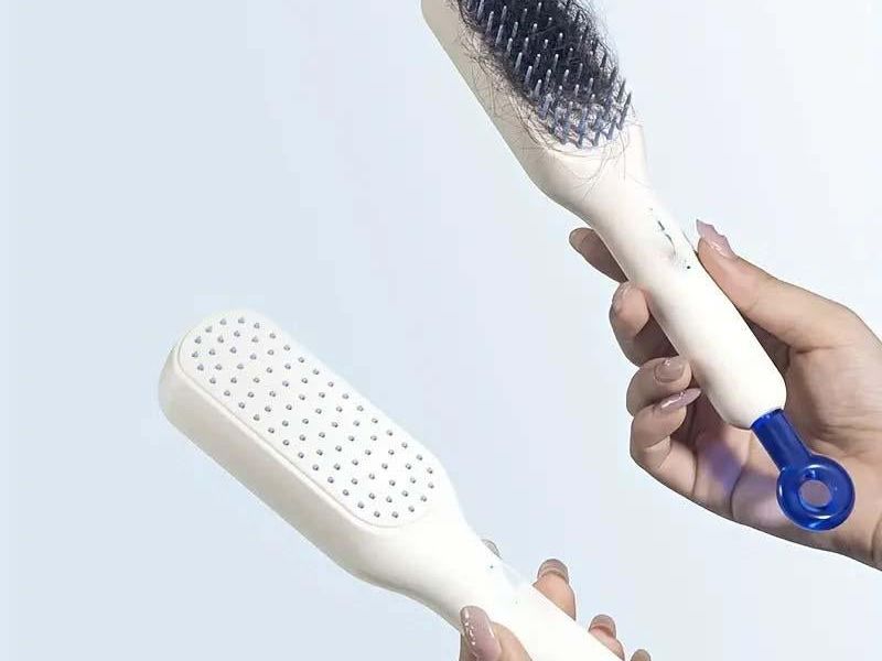 Easy Cleaning Pet Comb Brush (Gookka) Foaming Hair Brush for Soap,Pet Grooming Brush for Cats and Dogs Self-Cleaning Pet