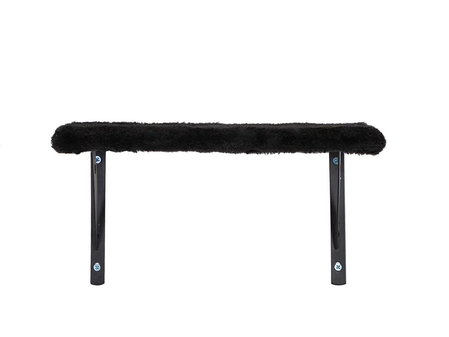 Cat Wall Shelves and Perches Set, Cat Tower for Adult Cats Mounted Cat Tree House for Indoor Cats Modern Furniture for Cat Sleeping Playing Lounging Climbing Cat Tree for Large, Black