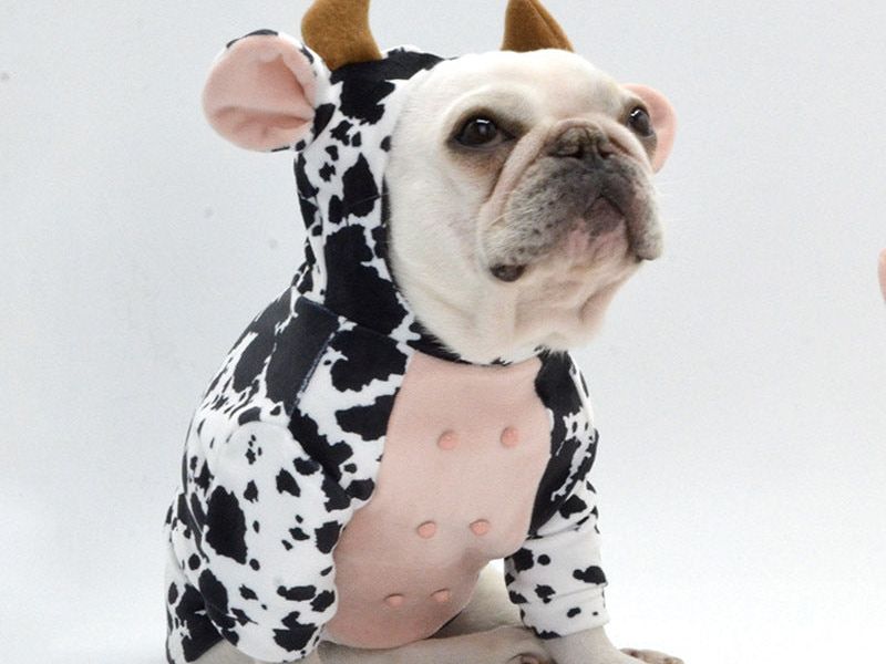 Cow Shape Pet Supplies Creative Dog Clothes