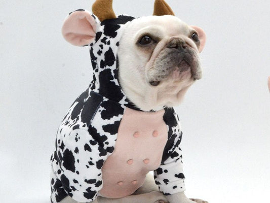 Cow Shape Pet Supplies Creative Dog Clothes