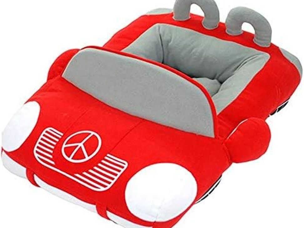 Luxury Car-Shaped Pet Bed - Durable Soft Cushion for Dogs and Cats, Ideal for Teddy, Chihuahua, and Kittens