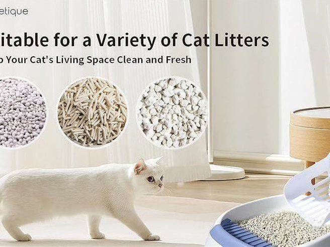 Cat Litter Scoop with Refill Bags – Self-Cleaning System for Easy Cleaning