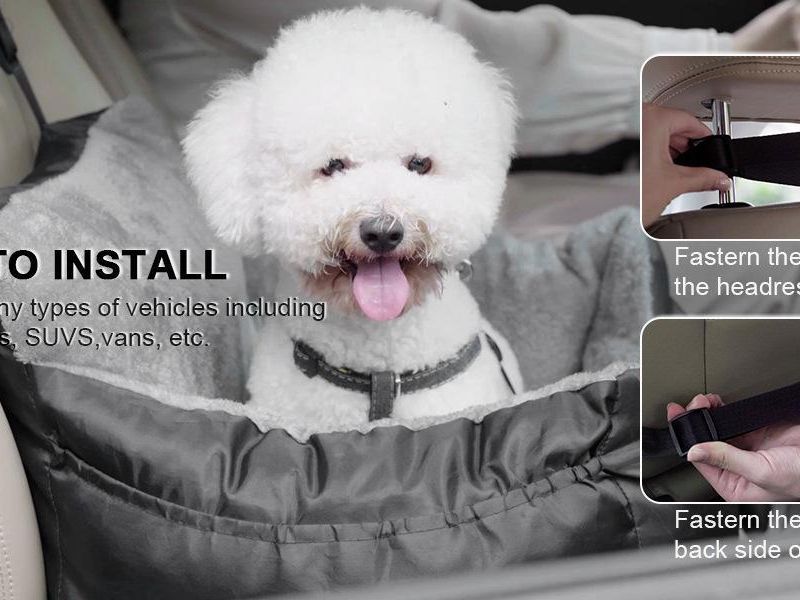 Canine Car Seat – Portable Kennel Carrier for Safe Travel