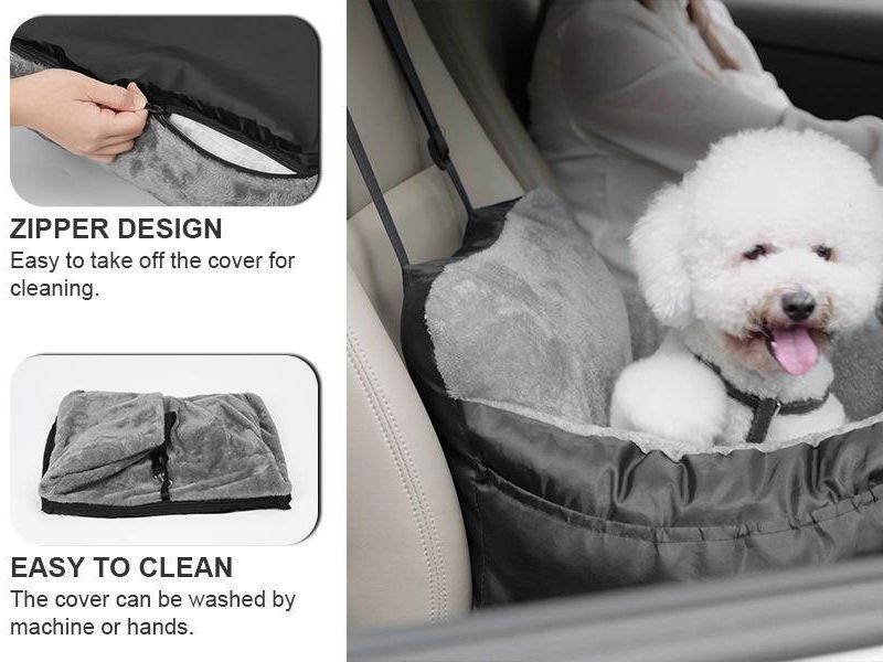 Canine Car Seat – Portable Kennel Carrier for Safe Travel