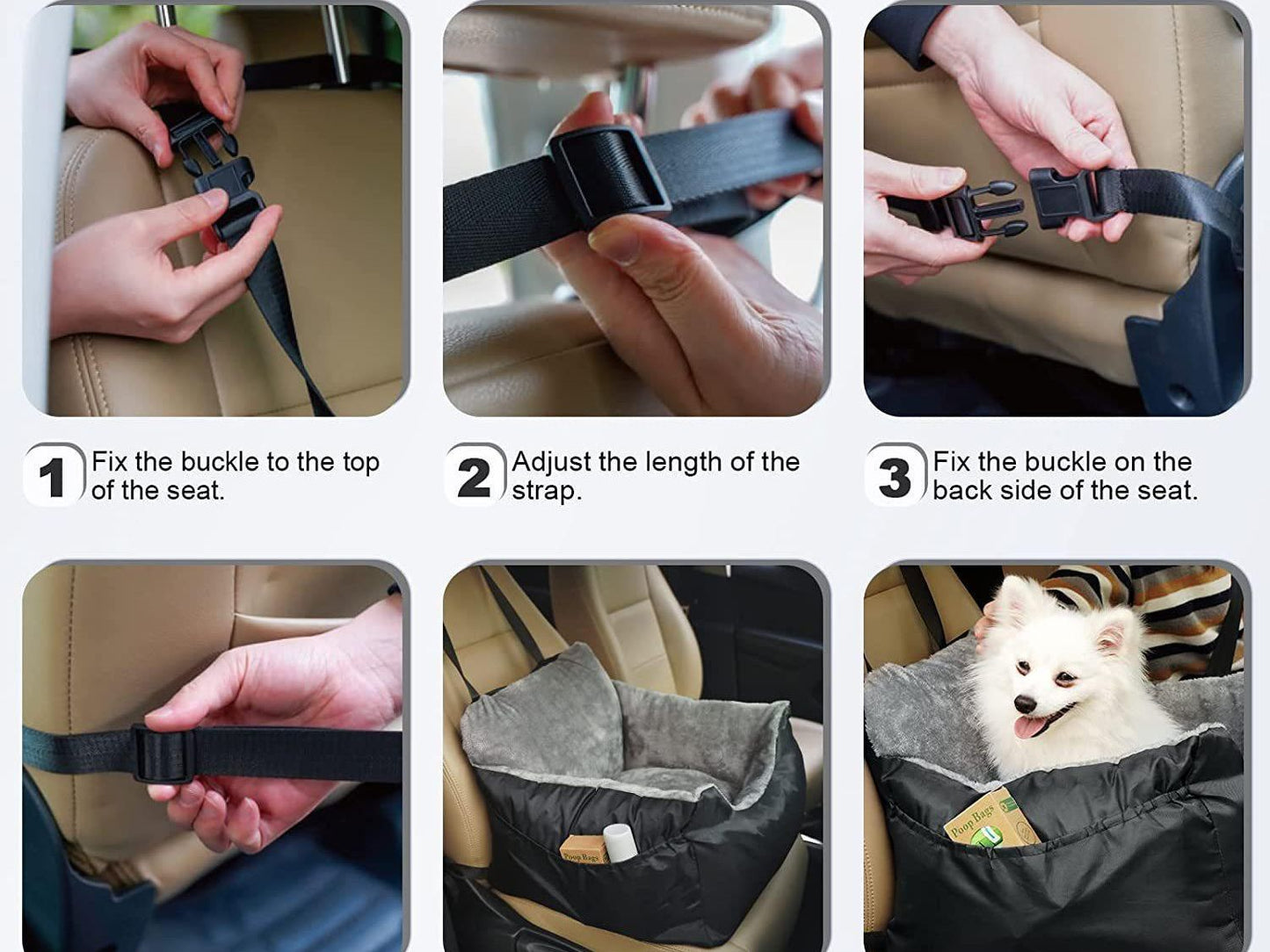 Canine Car Seat – Portable Kennel Carrier for Safe Travel