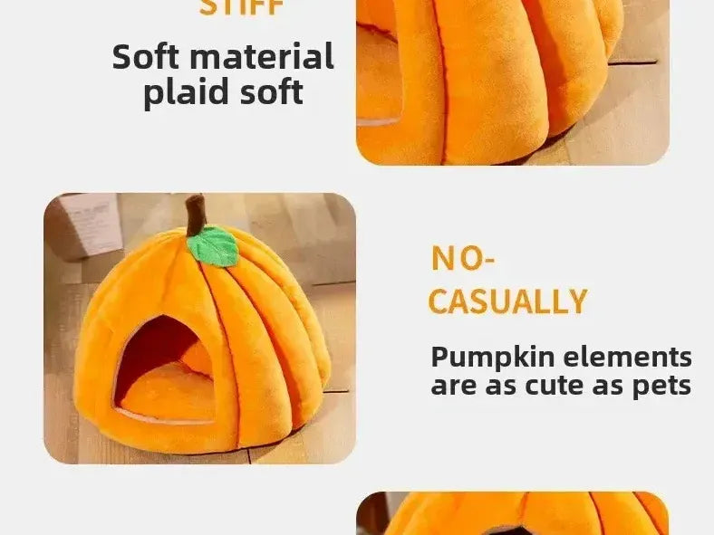 Pumpkin Warm Autumn Villa – Cozy Pet House
